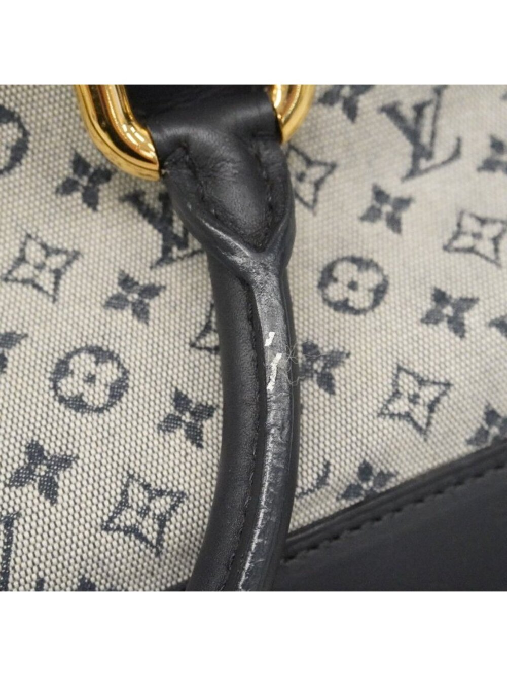 Louis Vuitton Handbag Monogram Mini Alma Long Blue - Picture 7 of 10